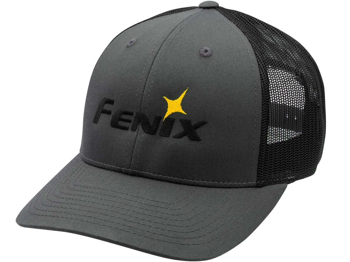 Fenix Low Profile Trucker Hat - Charcoal/Black