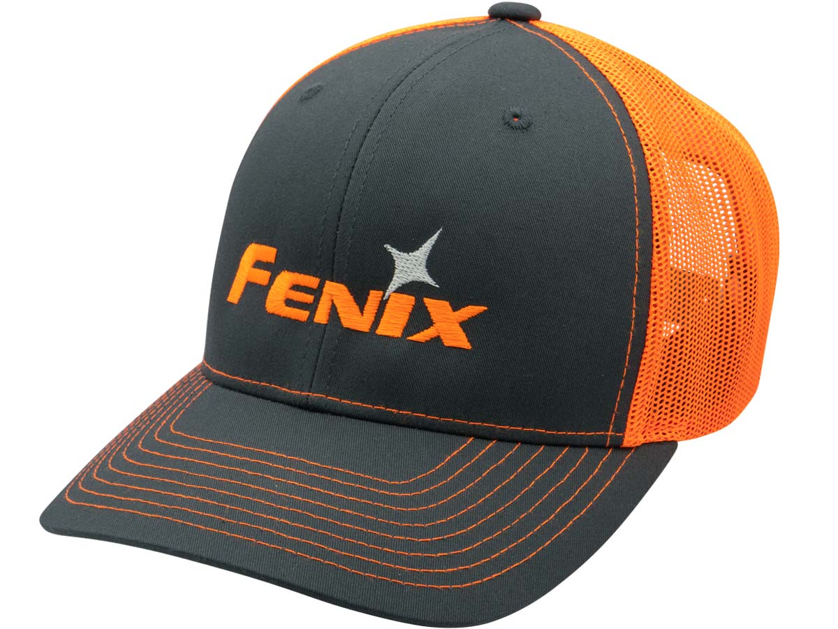 Fenix Trucker Hat - Charcoal/Orange