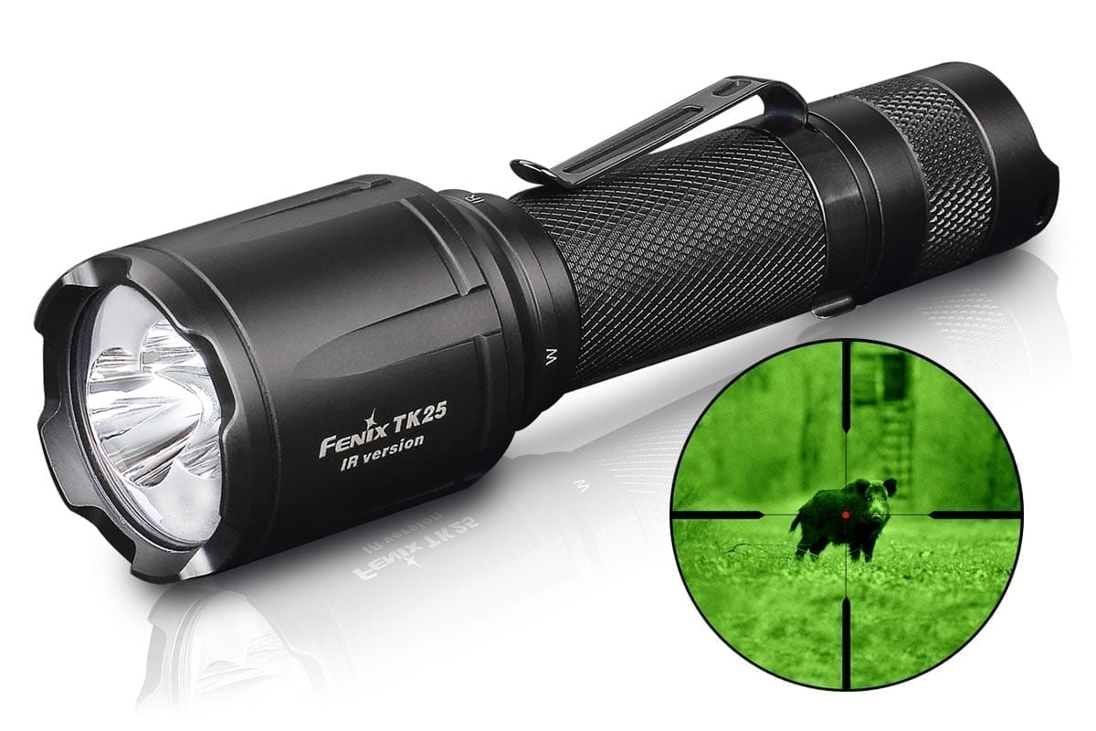 Fenix TK25 IR Flashlight with Infrared Illuminator -  DISCONTINUED
