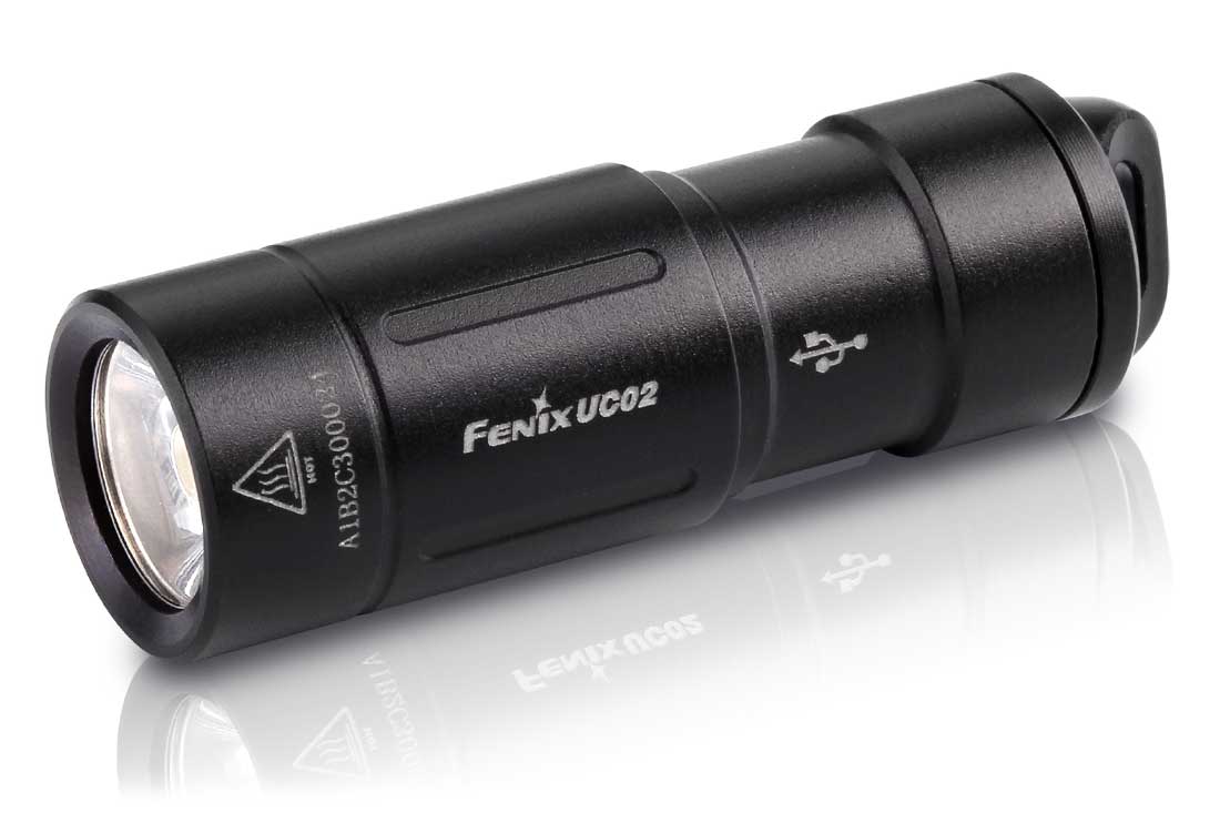 UC02 USB Rechargeable Keychain Flashlight - Discontinued