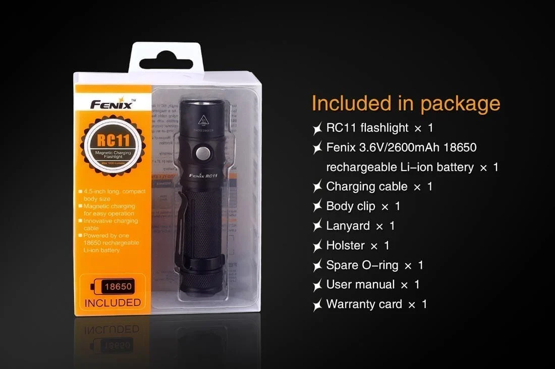 727-fenix-rc11-rechargeable-flashlight-discontinued-7.webp Fenix RC11 Rechargeable Flashlight - DISCONTINUED